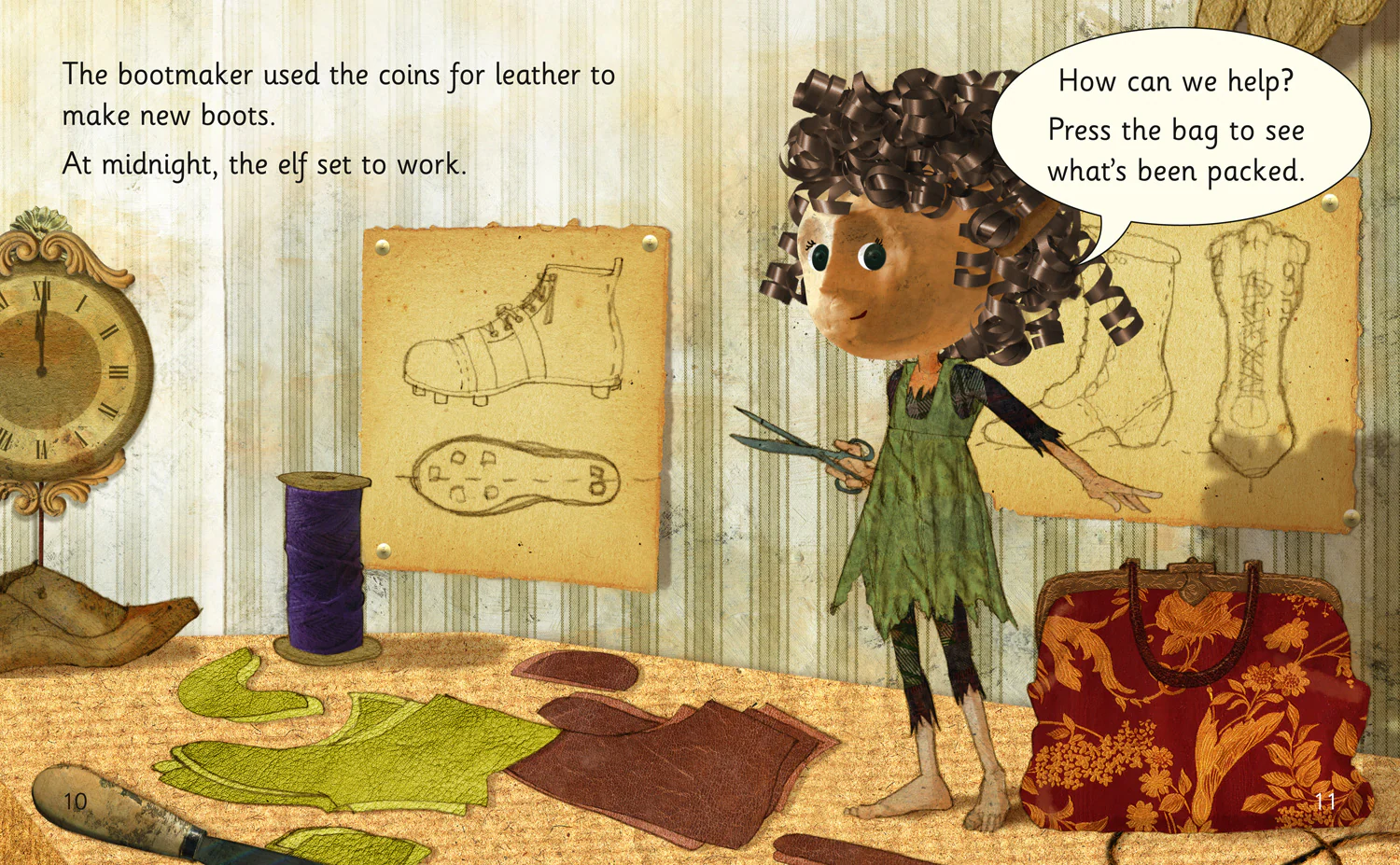 Collins Big Cat Phonics for Letters and Sounds - The Elf and the Bootmaker: Band 05/Green - Image 3