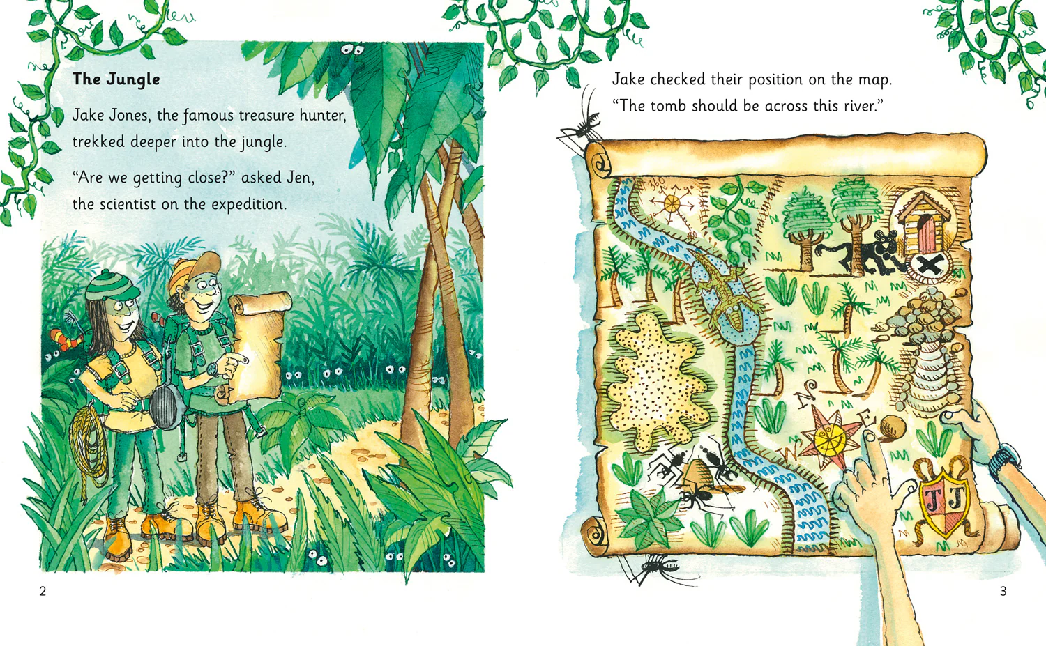 Collins Big Cat Phonics for Letters and Sounds - Jake and Jen in the Tomb of Ice: Band 07/Turquoise - Image 2