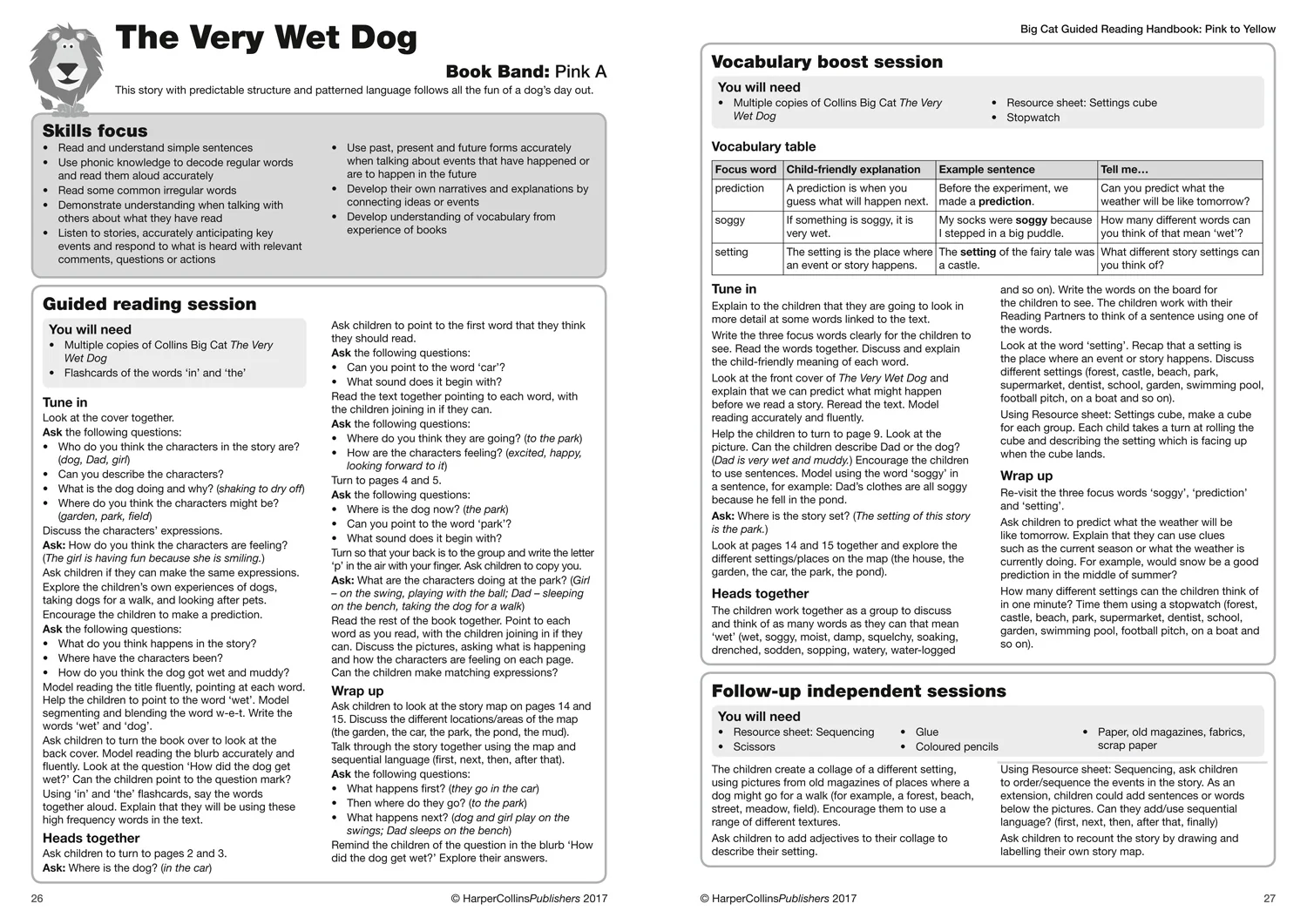 Collins Big Cat - Guided Reading Handbook Pink to Yellow: Complete teaching and assessment support - Image 3