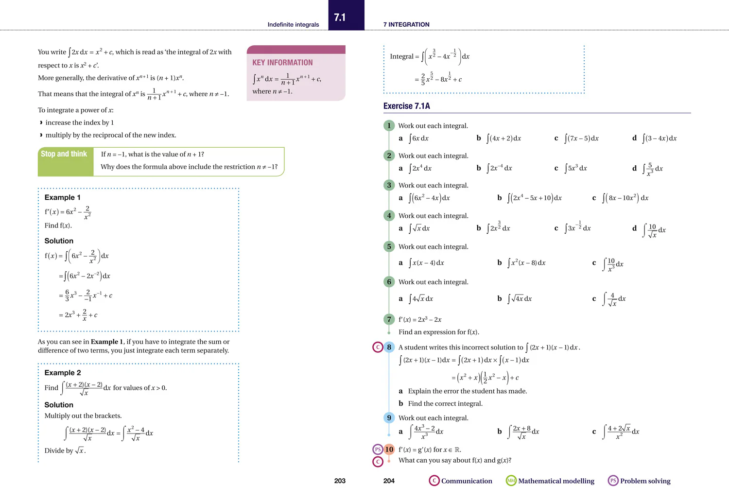 Collins Cambridge International AS & A Level - Cambridge International AS & A Level Mathematics Pure Mathematics 1 Student’s Book - Image 3