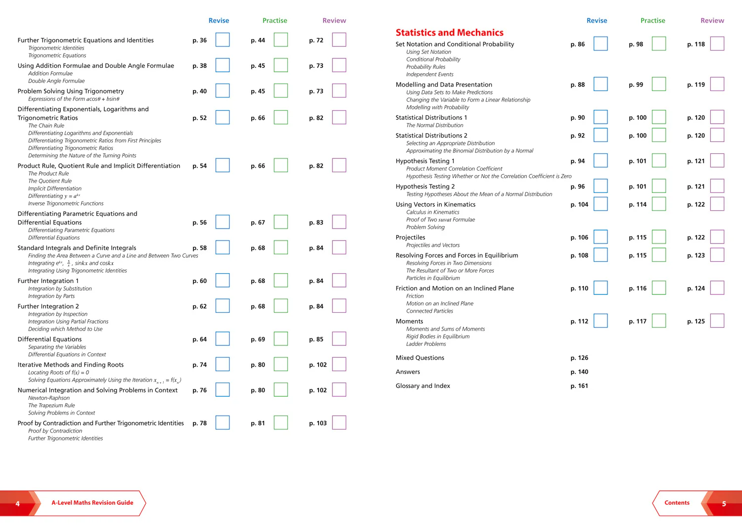 Collins A level Revision - Edexcel Maths A level Year 2 All-in-One Complete Revision and Practice: Ideal for the 2026 and 2027 exams - Image 3
