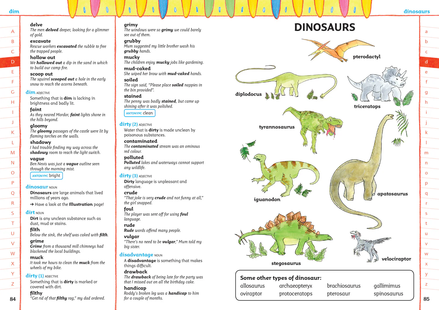Collins Children's Dictionaries - Children’s Thesaurus: Illustrated thesaurus for ages 7+ - Image 4