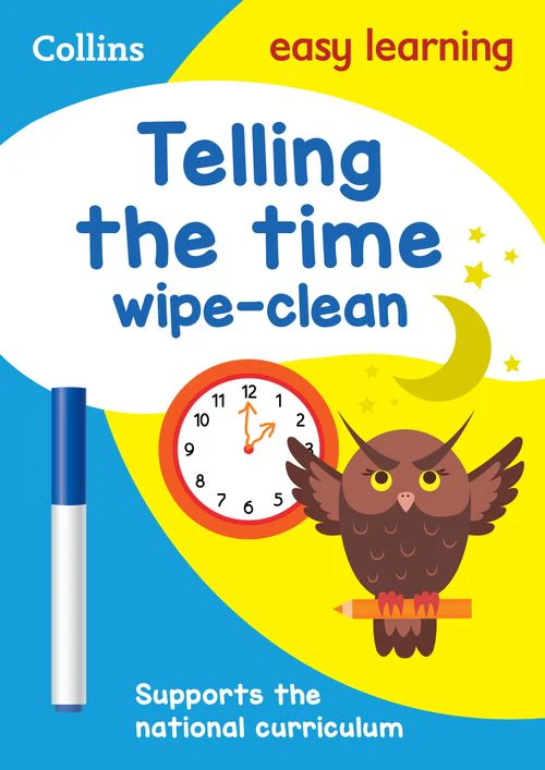 Collins Easy Learning KS1 - Telling the Time Wipe Clean Activity Book: Ideal for home learning - Image 3