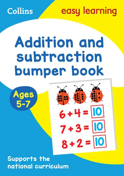 Collins Easy Learning KS1 - Addition and Subtraction Bumper Book Ages 5-7: Ideal for home learning