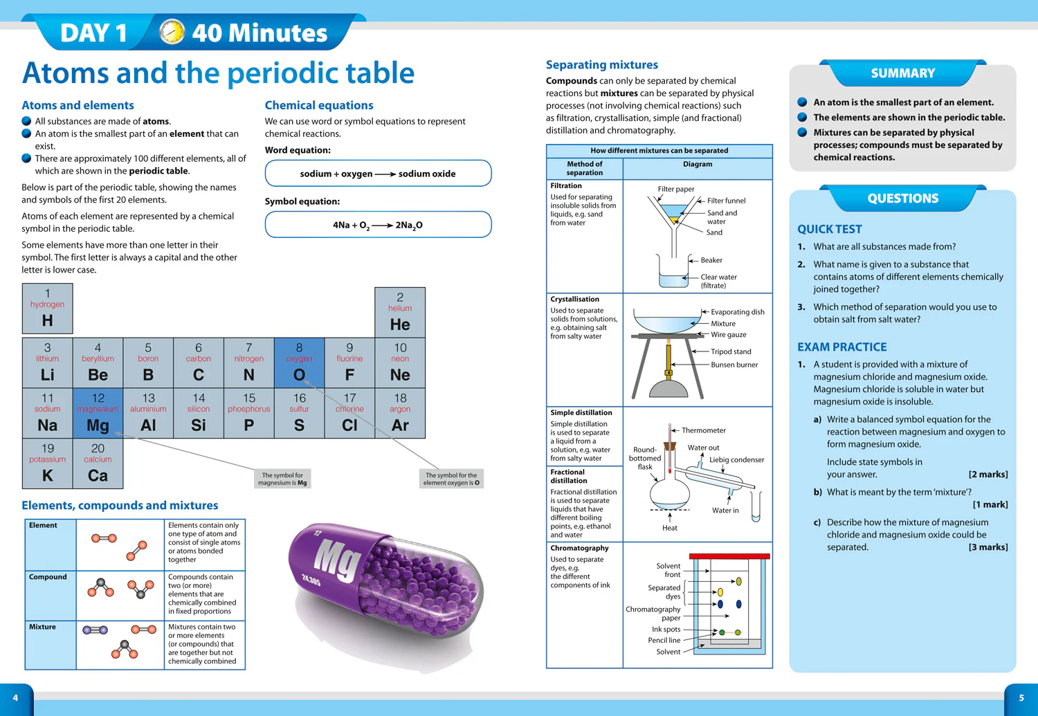 Collins GCSE Grade 9-1 Revision - GCSE 9-1 Chemistry In A Week: Ideal for the 2026 and 2027 exams - Image 3