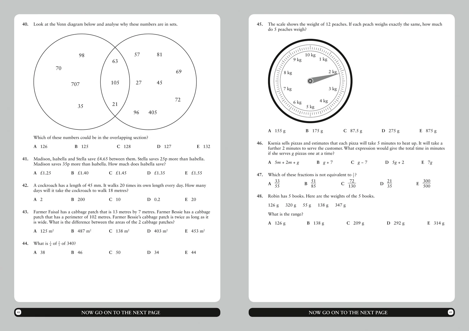 Collins 11+ Practice - 11+ Maths Practice Papers Set B: For the 2026 GL Assessment Tests - Image 5