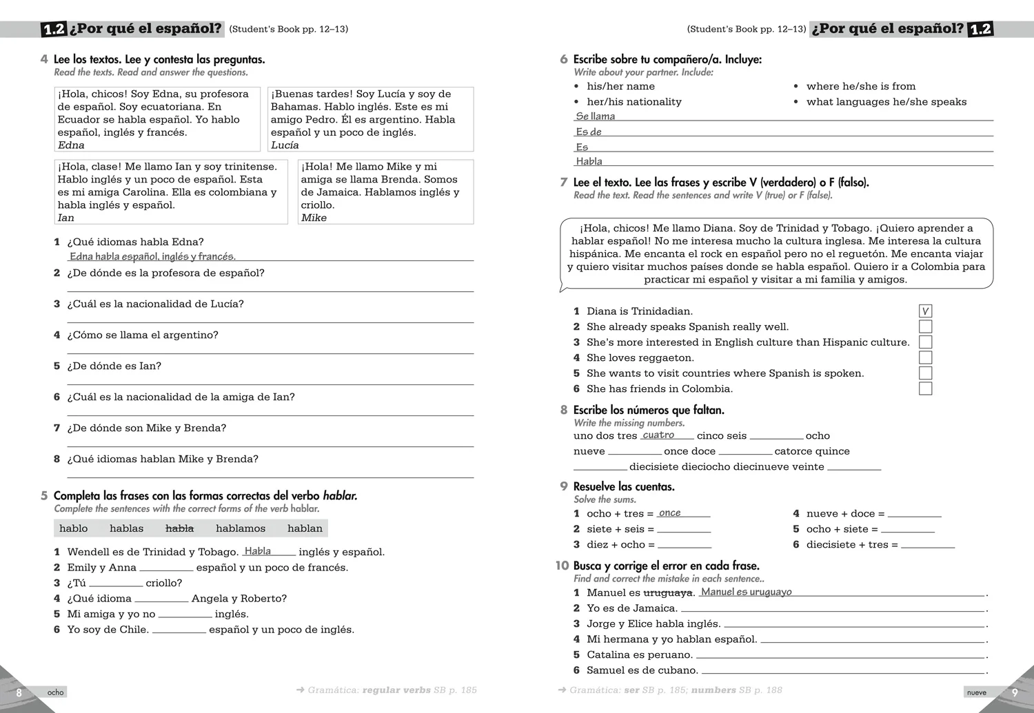 Lower Secondary Spanish for the Caribbean - A Explorar: Workbook Level 1 - Image 4