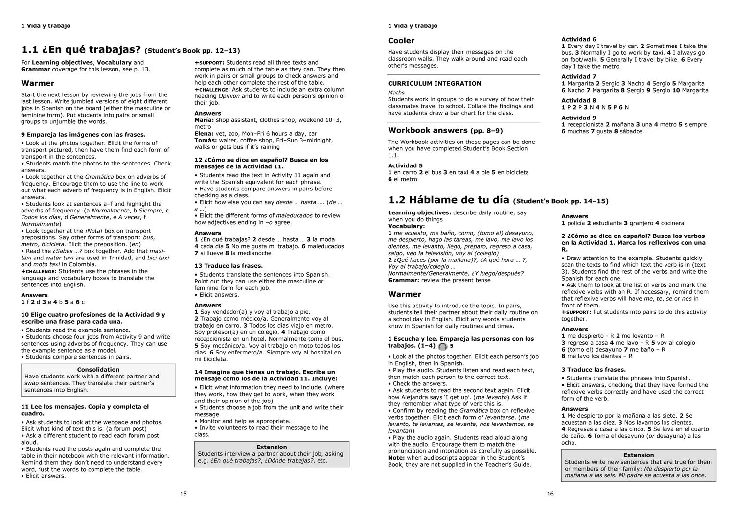 Lower Secondary Spanish for the Caribbean - A Explorar: Teacher's Guide Level 2 - Image 4