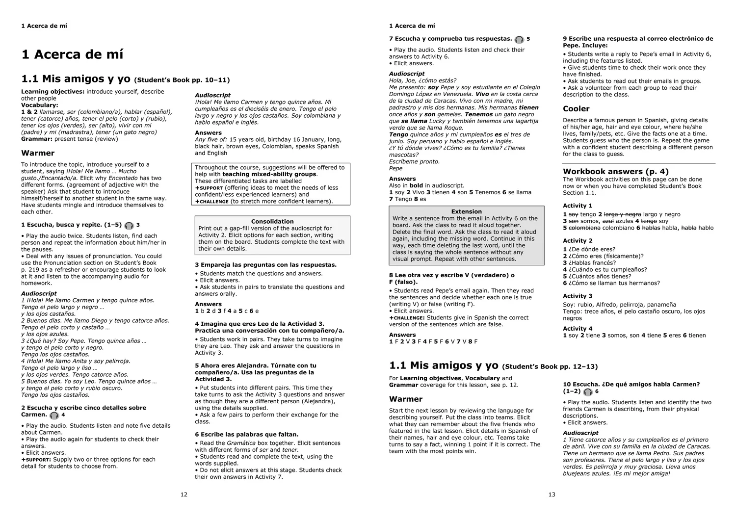 Lower Secondary Spanish for the Caribbean - A Explorar: Teacher's Guide Level 3 - Image 3