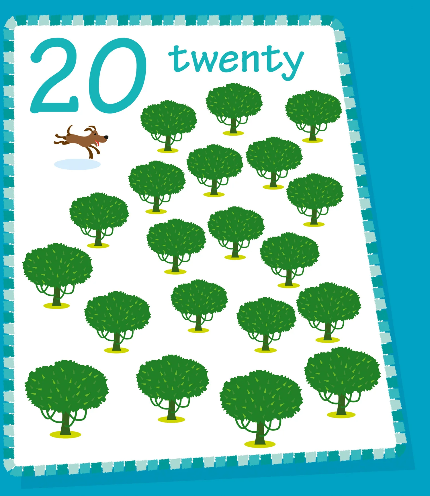 Collins Children’s Poster - Numbers 1 - 20 - Image 3