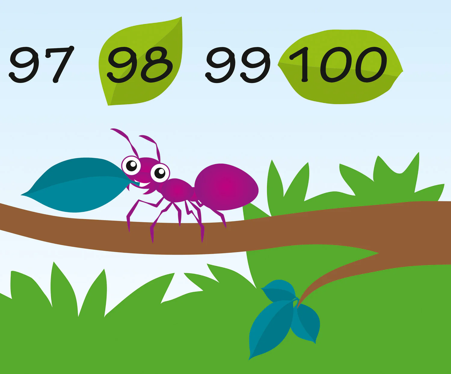 Collins Children’s Poster - Numbers 1 - 100 - Image 4