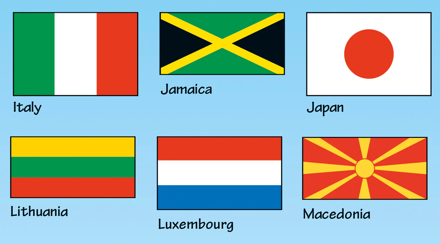 Collins Children’s Poster - Flags - Image 4