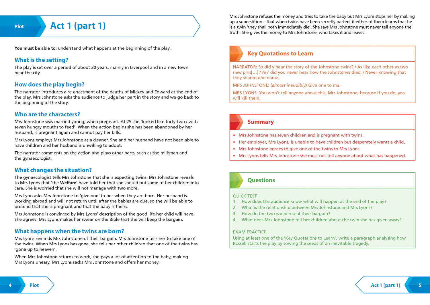 Collins GCSE Grade 9-1 SNAP Revision - Blood Brothers: AQA GCSE 9-1 Grade English Literature Text Guide: Ideal for the 2026 and 2027 exams - Image 3