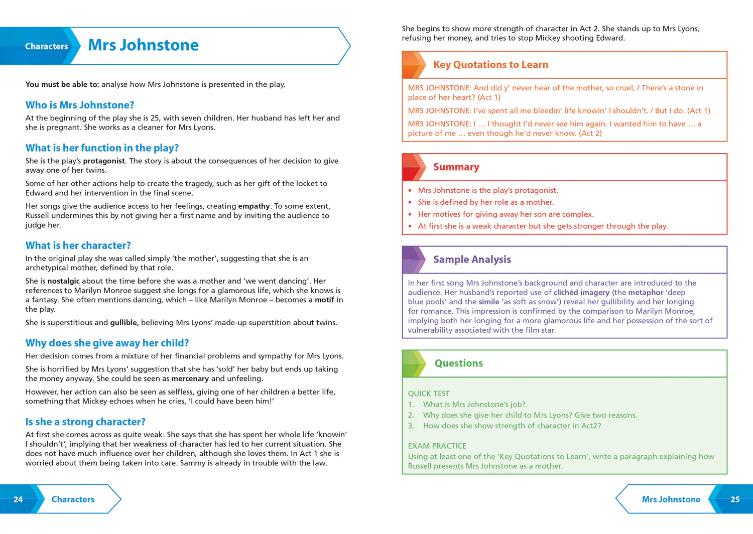 Collins GCSE Grade 9-1 SNAP Revision - Blood Brothers: AQA GCSE 9-1 Grade English Literature Text Guide: Ideal for the 2026 and 2027 exams - Image 4