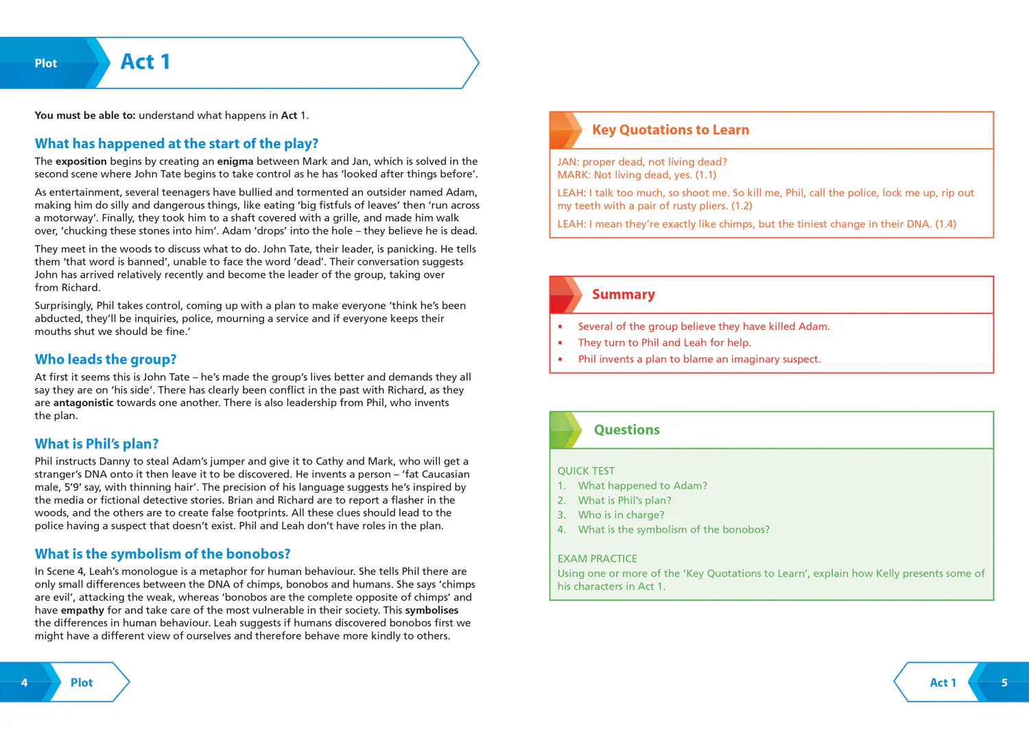 Collins GCSE Grade 9-1 SNAP Revision - DNA: AQA GCSE 9-1 English Literature Text Guide: Ideal for the 2026 and 2027 exams - Image 3