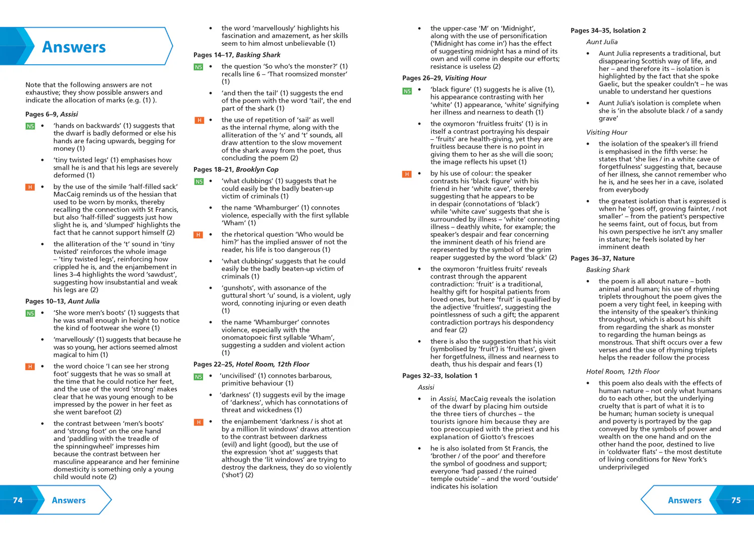 Leckie SNAP Revision - National 5/Higher English Revision: Poetry by Norman MacCaig: Revision Guide for the SQA English Exams - Image 6