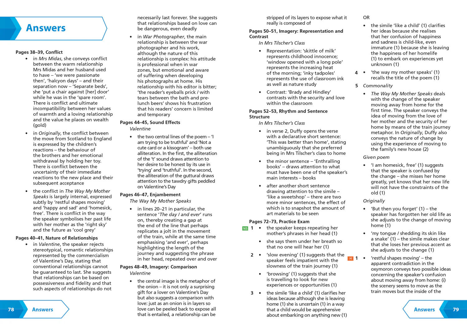 Leckie SNAP Revision - National 5/Higher English Revision: Poetry by Carol Ann Duffy: Revision Guide for the SQA English Exams - Image 5