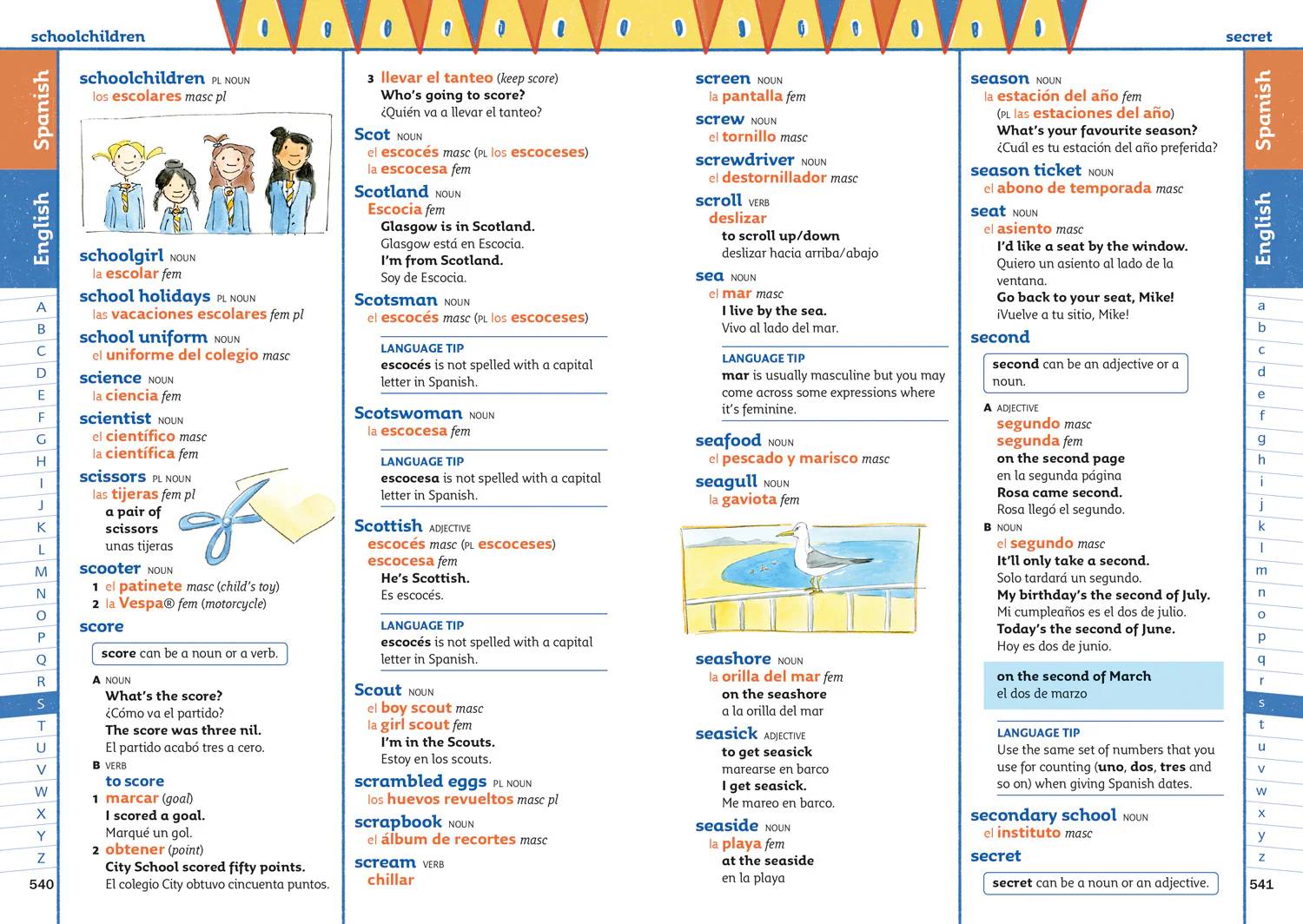 Collins Primary Dictionaries - Primary Spanish Dictionary: Illustrated dictionary for ages 7+ - Image 3
