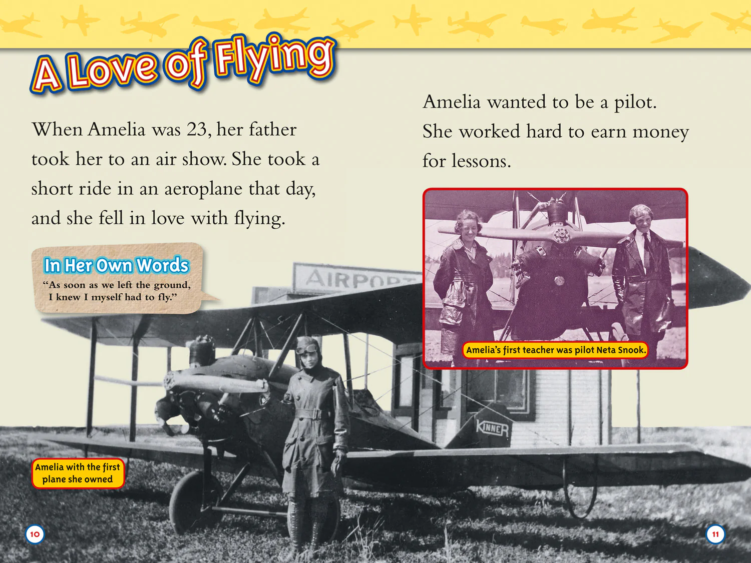 National Geographic Readers - Amelia Earhart: Level 2 - Image 4