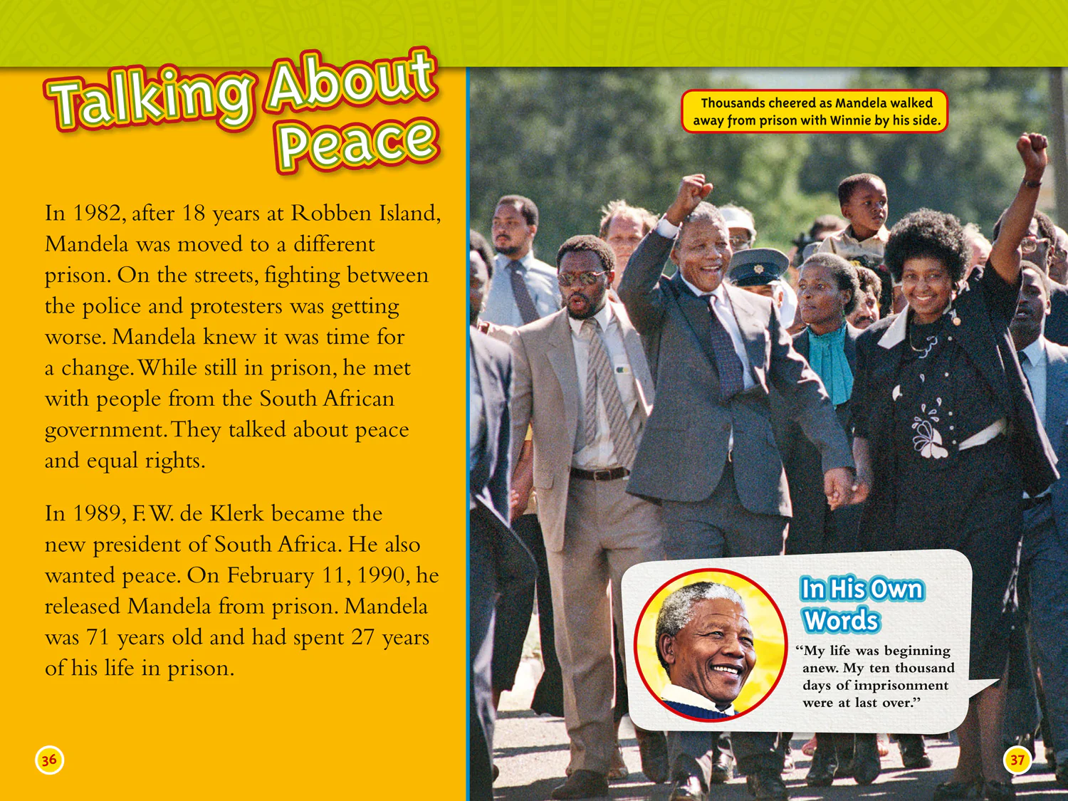 National Geographic Readers - Nelson Mandela: Level 4 - Image 4