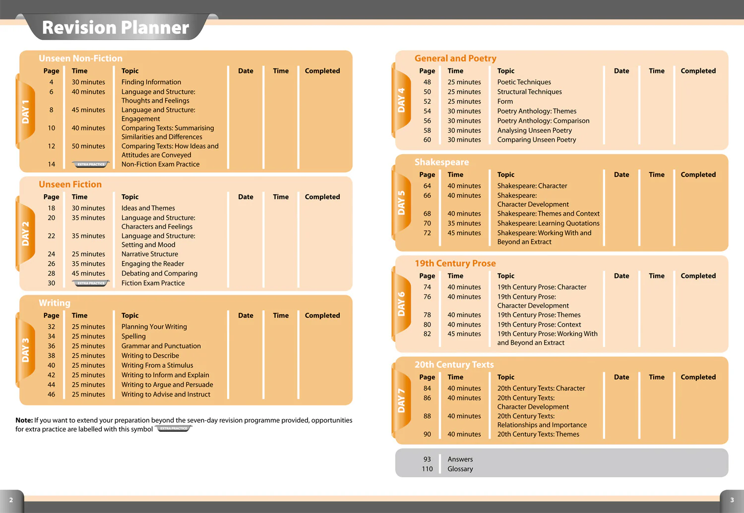 Collins GCSE Grade 9-1 Revision - GCSE 9-1 English Language and Literature In A Week: Ideal for the 2026 and 2027 exams - Image 2
