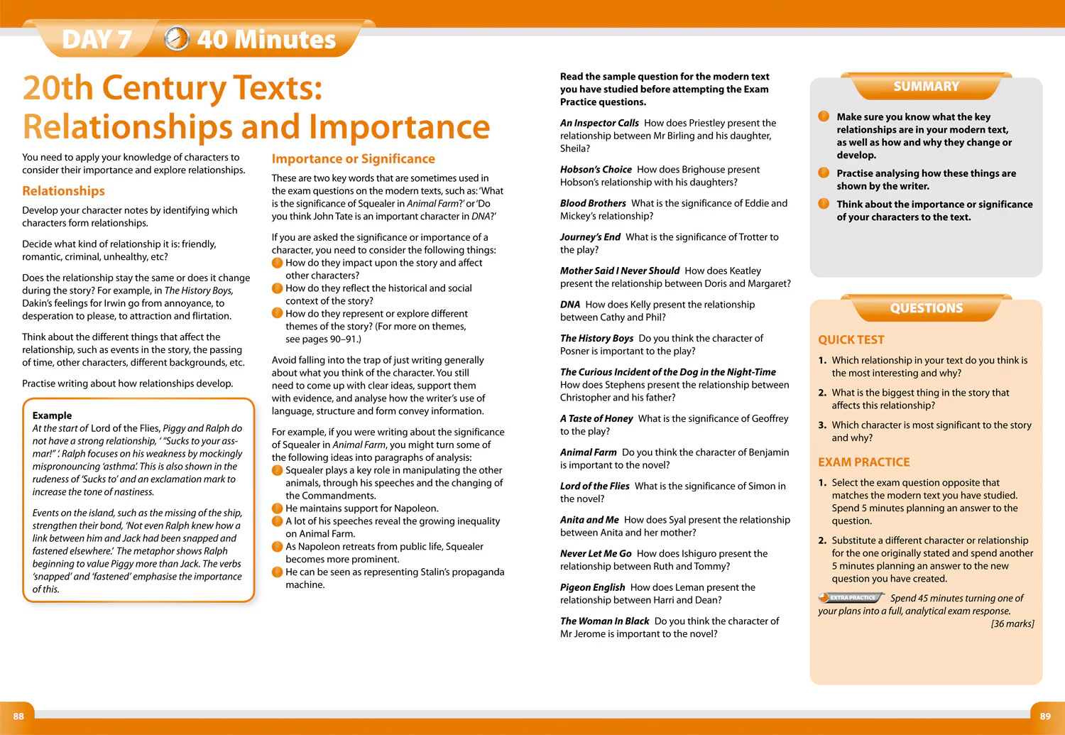Collins GCSE Grade 9-1 Revision - GCSE 9-1 English Language and Literature In A Week: Ideal for the 2026 and 2027 exams - Image 4