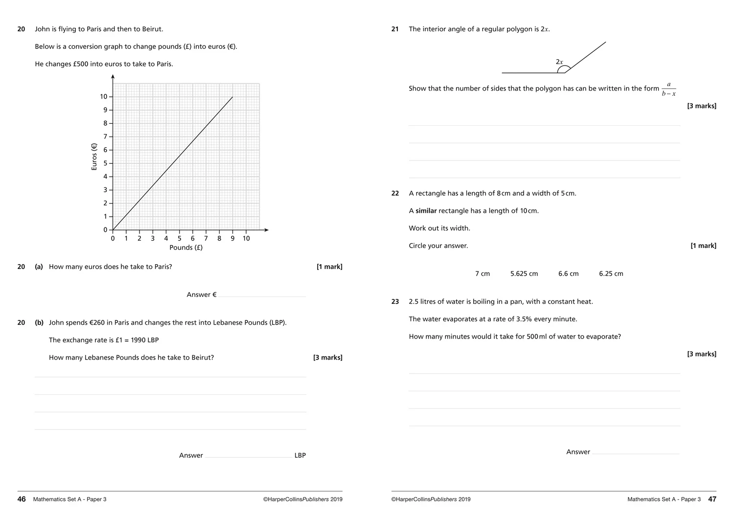 Collins GCSE Grade 9-1 Revision - AQA GCSE 9-1 Maths Foundation Practice Papers: Ideal for the 2026 and 2027 exams - Image 3