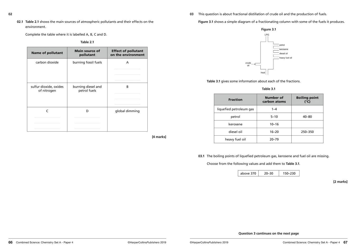 Collins GCSE Grade 9-1 Revision - AQA GCSE 9-1 Combined Science Foundation Practice Papers: Ideal for the 2026 and 2027 exams - Image 4