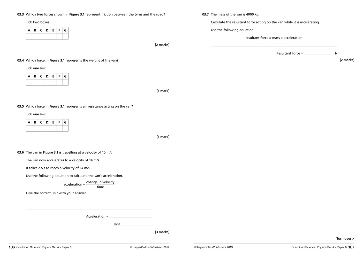 Collins GCSE Grade 9-1 Revision - AQA GCSE 9-1 Combined Science Foundation Practice Papers: Ideal for the 2026 and 2027 exams - Image 5