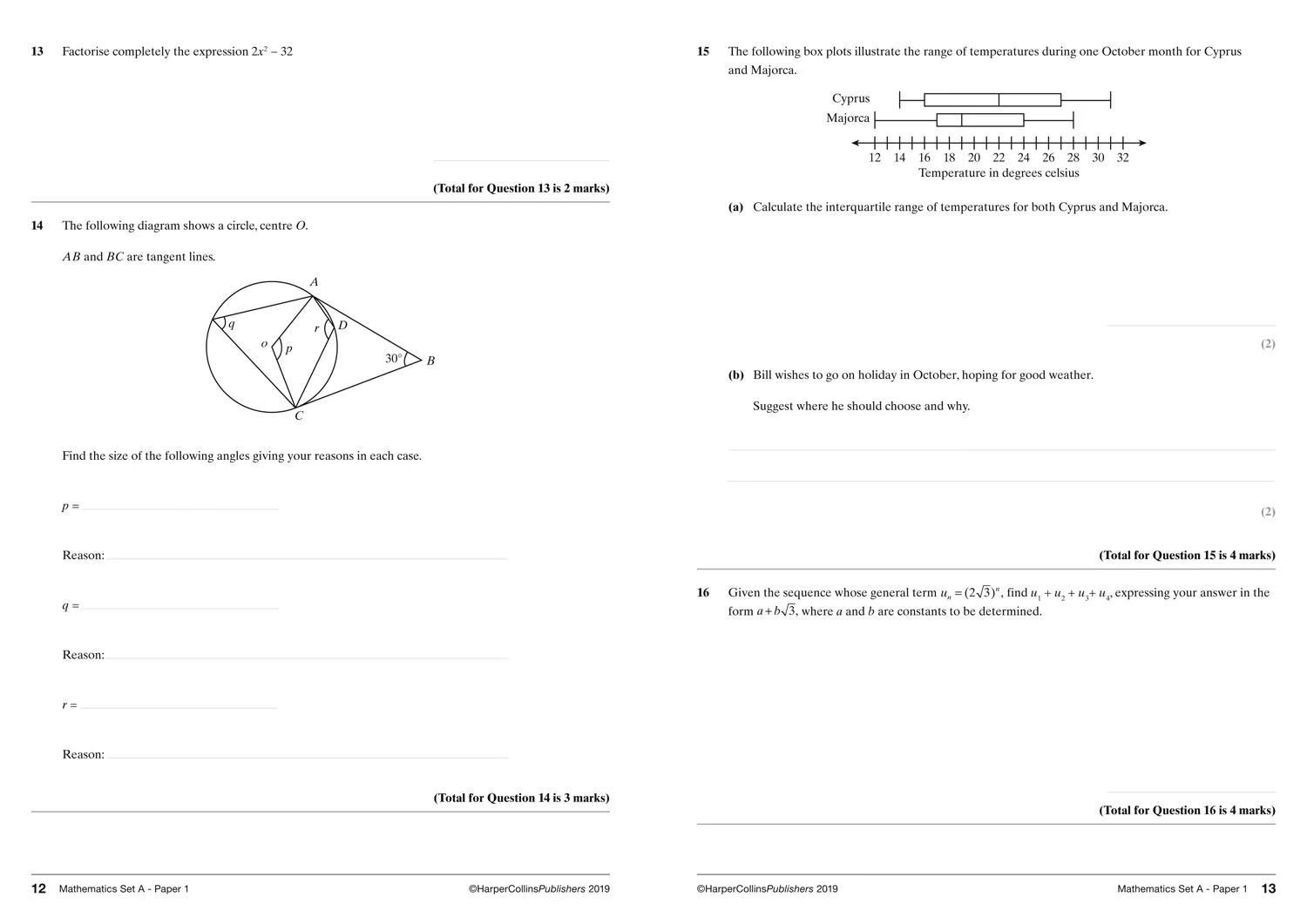 Collins GCSE Grade 9-1 Revision - Edexcel GCSE 9-1 Maths Higher Practice Papers: Ideal for the 2026 and 2027 exams - Image 3