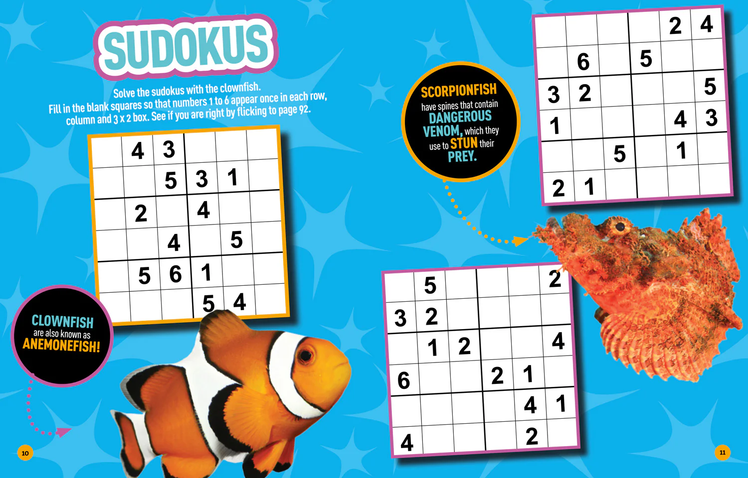 National Geographic Kids - Puzzle Book Under the Sea: Brain-tickling quizzes, sudokus, crosswords and wordsearches - Image 3