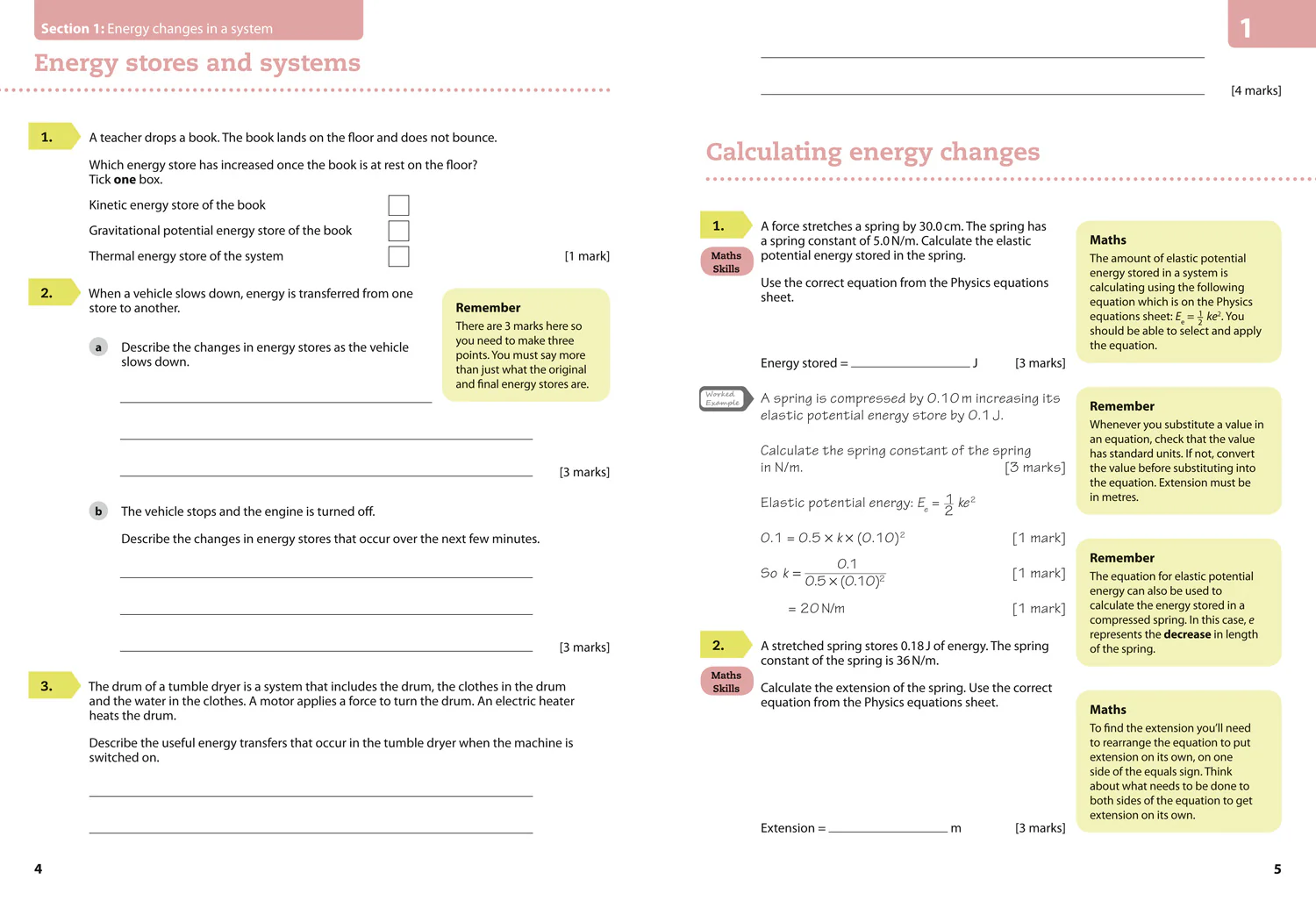 GCSE Science 9-1 - AQA GCSE (9-1) Physics Grade 6-7 Booster Workbook - Image 2
