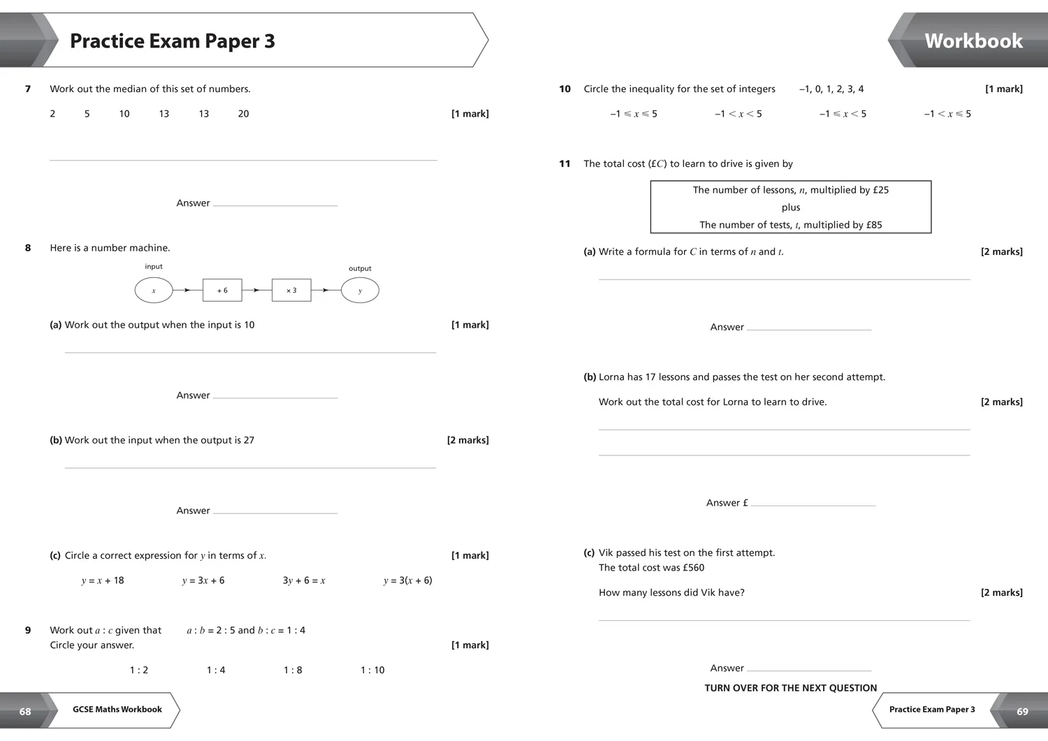 Collins GCSE Grade 9-1 Revision - AQA GCSE 9-1 Maths Foundation Workbook: Ideal for the 2026 and 2027 exams - Image 4