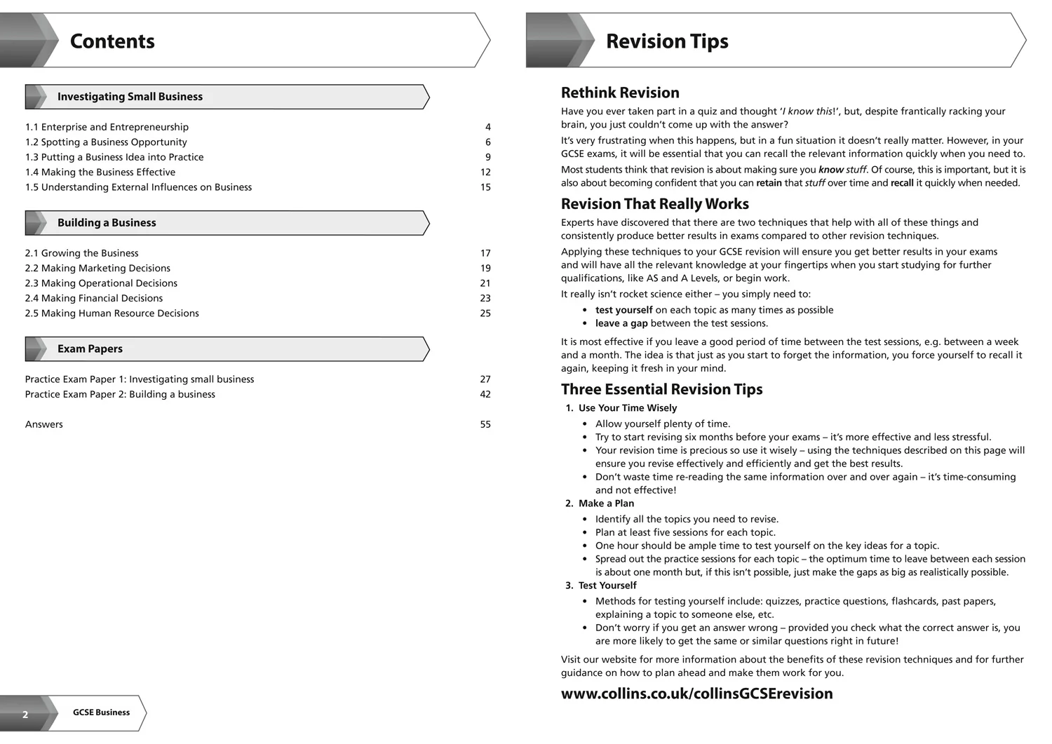 Collins GCSE Grade 9-1 Revision - Edexcel GCSE 9-1 Business Workbook: Ideal for the 2025 and 2026 exams - Image 2