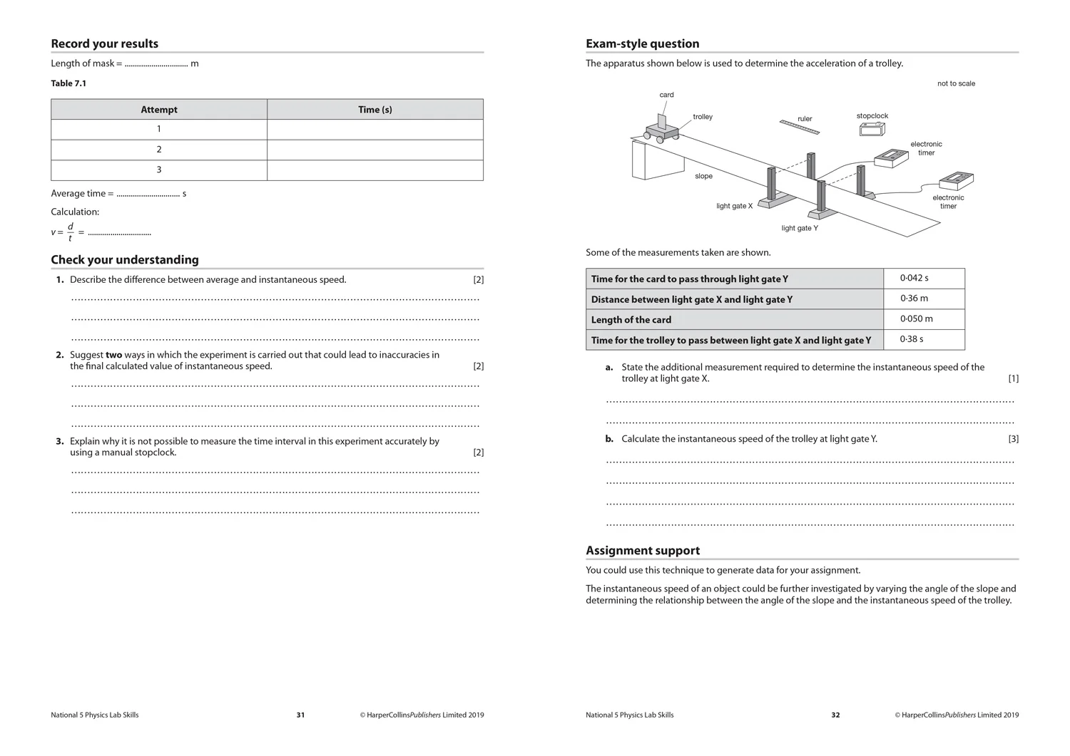 Lab Skills for SQA Assessment - National 5 Physics Lab Skills for the revised exams of 2018 and beyond: Learn the Skills of Scientific Inquiry (First edition) - Image 3