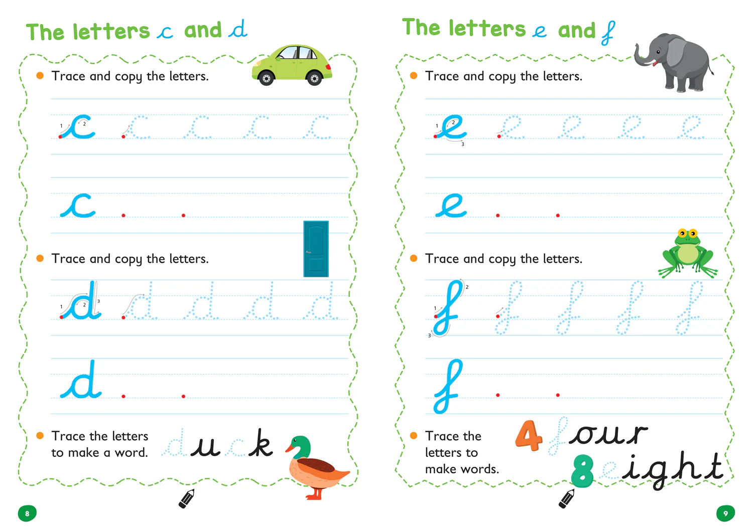 Collins Easy Learning Preschool - Cursive Letters Age 3-5 Wipe Clean Activity Book: Ideal for home learning - Image 3