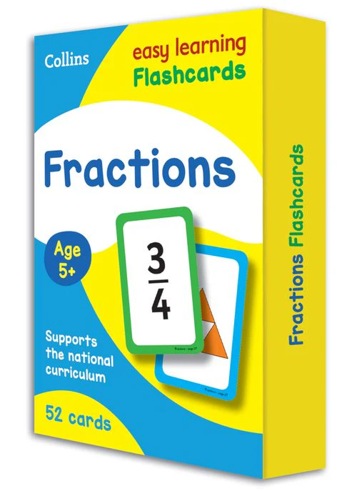 Collins Easy Learning KS1 - Fractions Flashcards: Ideal for home learning