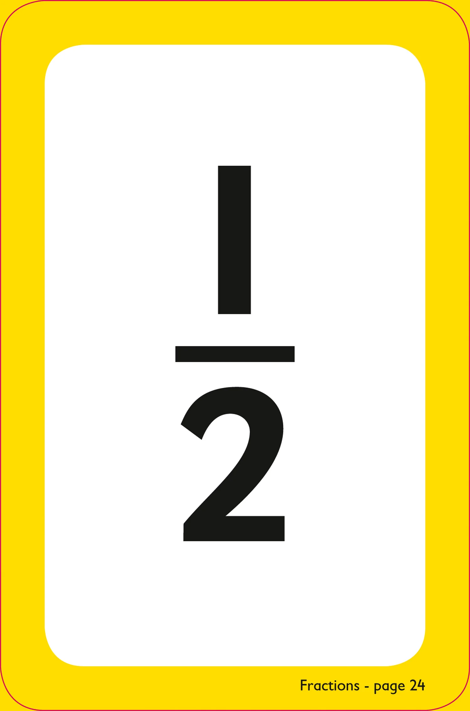 Collins Easy Learning KS1 - Fractions Flashcards: Ideal for home learning - Image 3