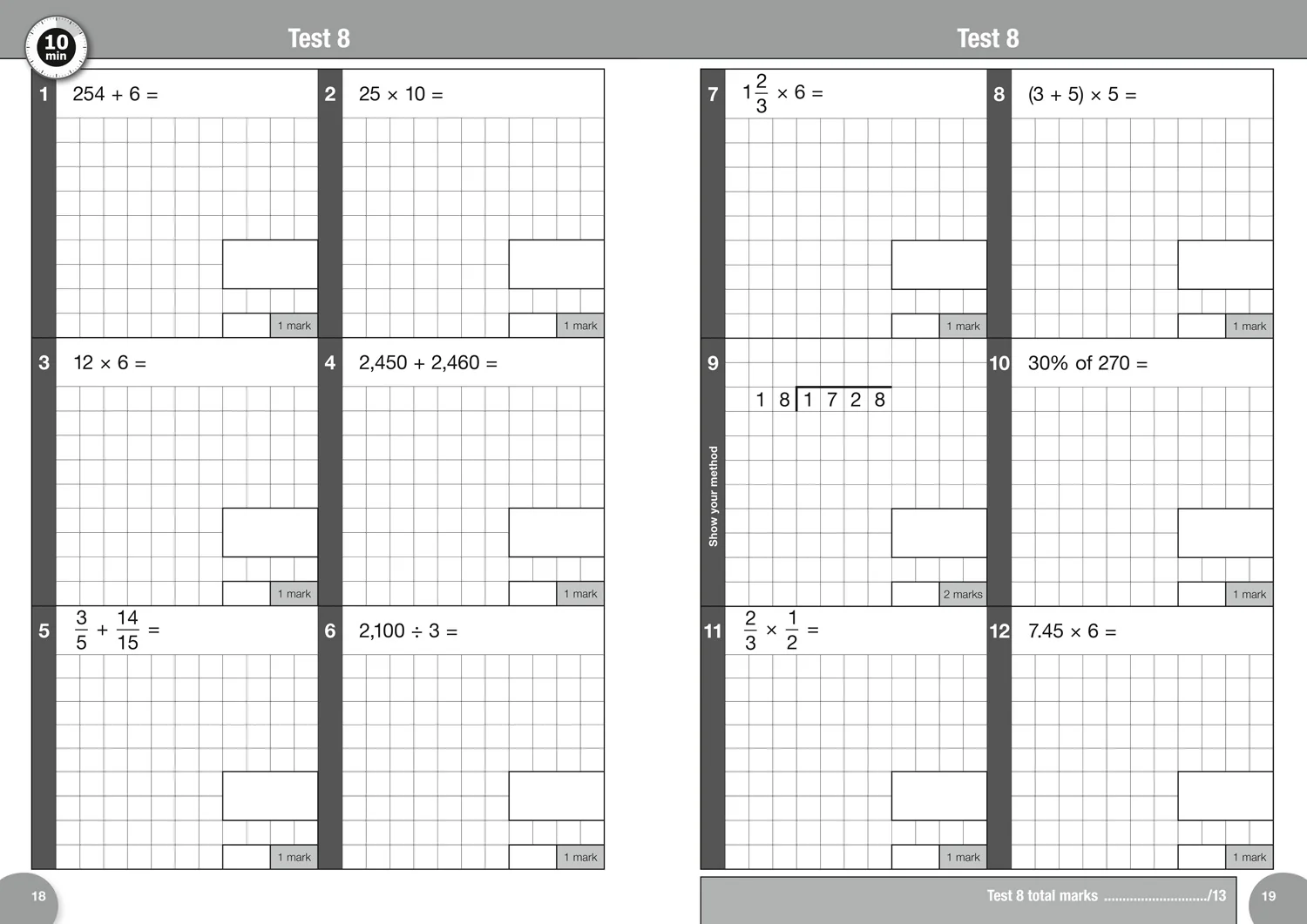 Collins KS2 SATs Practice - KS2 Maths Arithmetic SATs 10-Minute Tests: for the 2026 tests - Image 4
