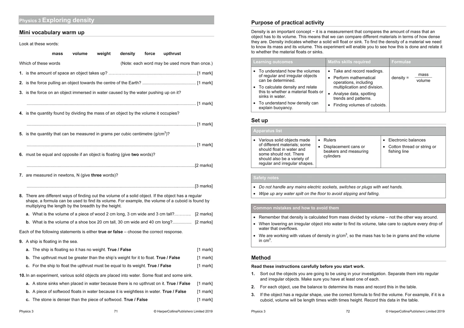 Key Stage 3 Science Lab Book: Get ready for AQA GCSE (9–1)