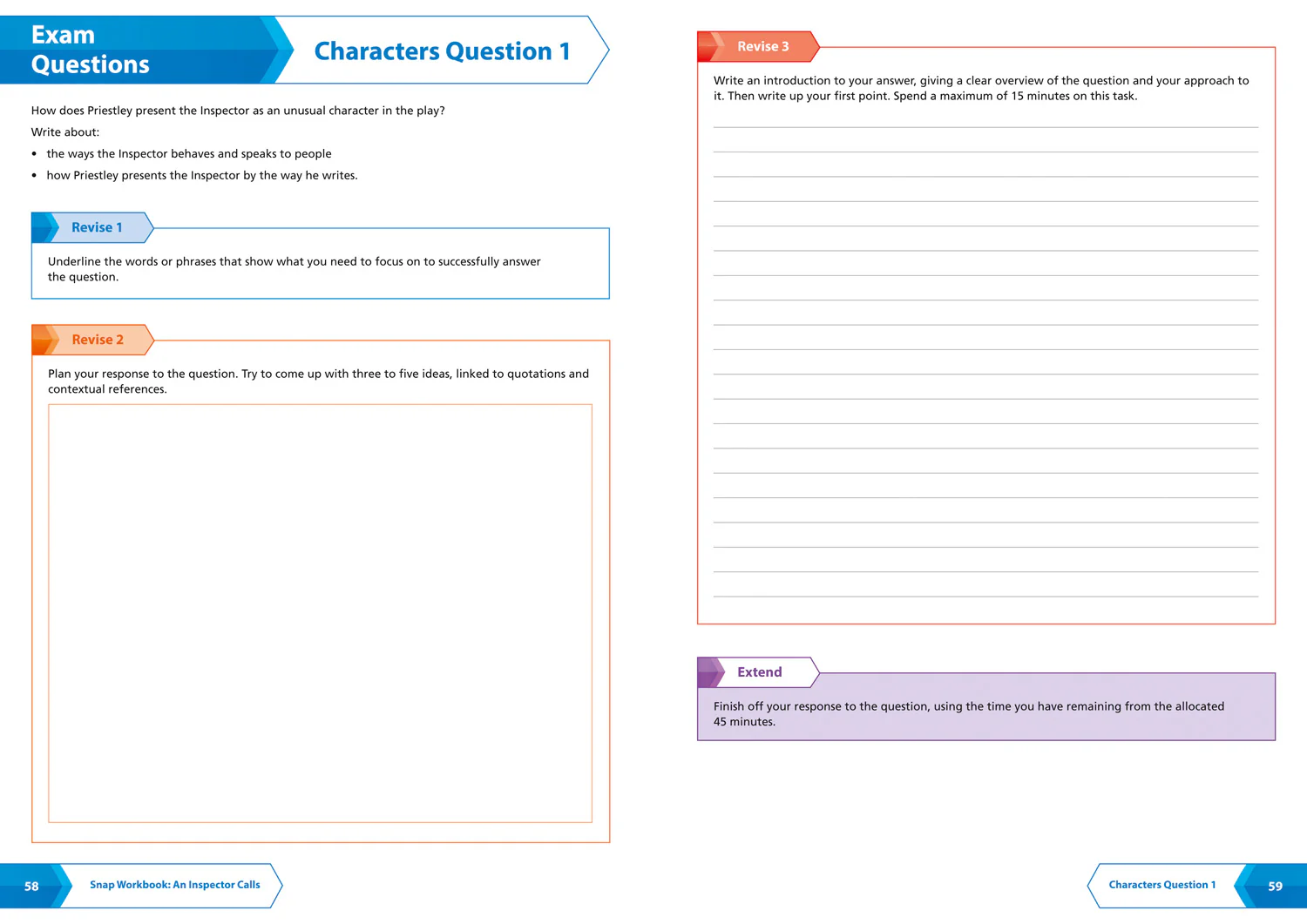 Collins GCSE Grade 9-1 SNAP Revision - An Inspector Calls: AQA GCSE 9-1 English Literature Workbook: Ideal for the 2026 and 2027 exams - Image 5