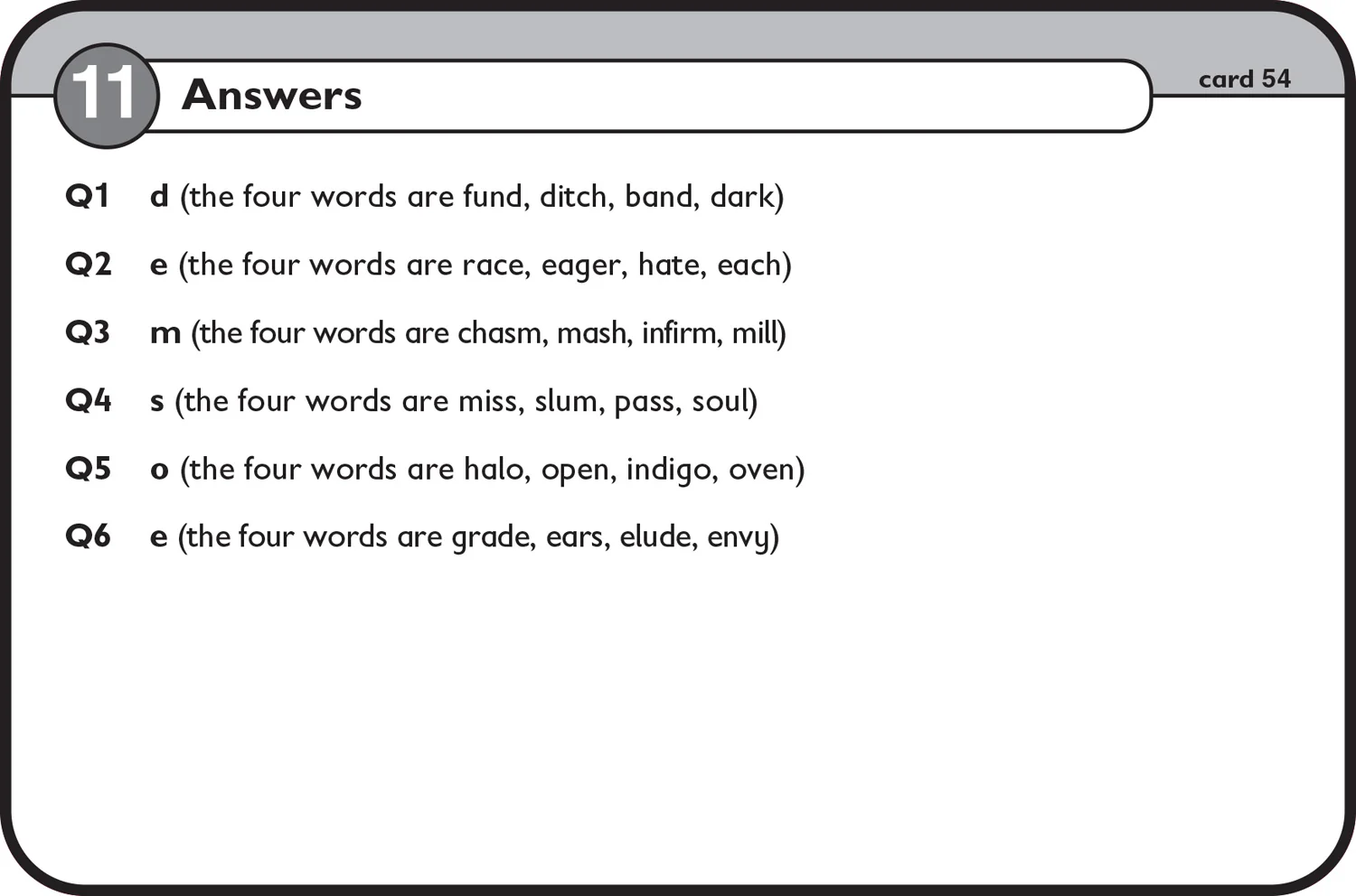 Collins 11+ Practice - 11+ Verbal Reasoning Flashcards: For the 2026 GL Assessment and CEM Tests - Image 7