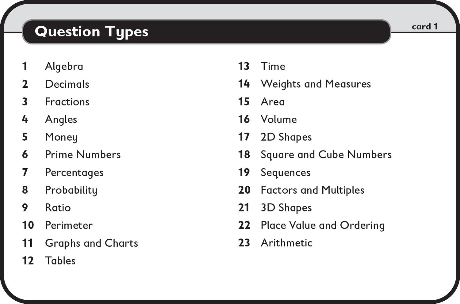 Collins 11+ Practice - 11+ Maths Flashcards: For the 2026 GL Assessment and CEM Tests - Image 3