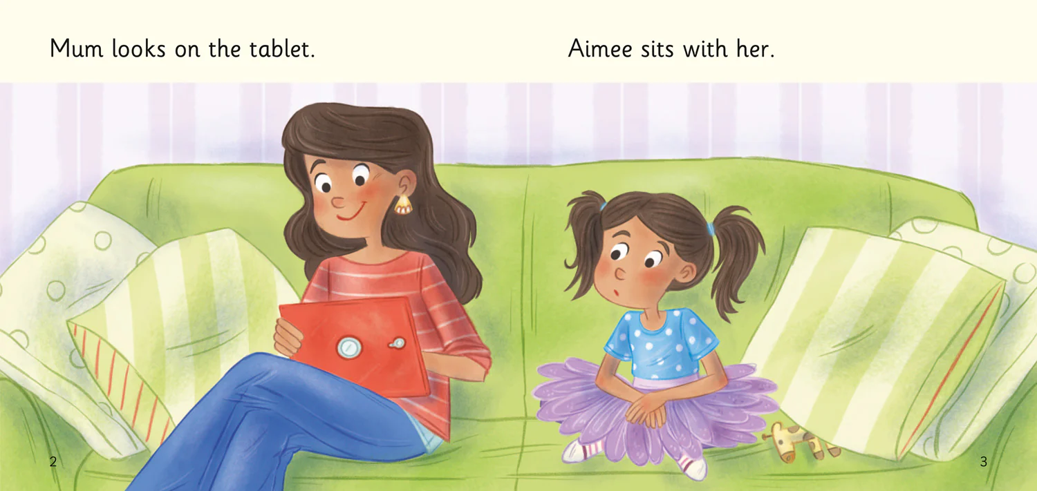Collins Big Cat Phonics for Letters and Sounds - Aimee and the Tablet: Band 02B/Red B - Image 2