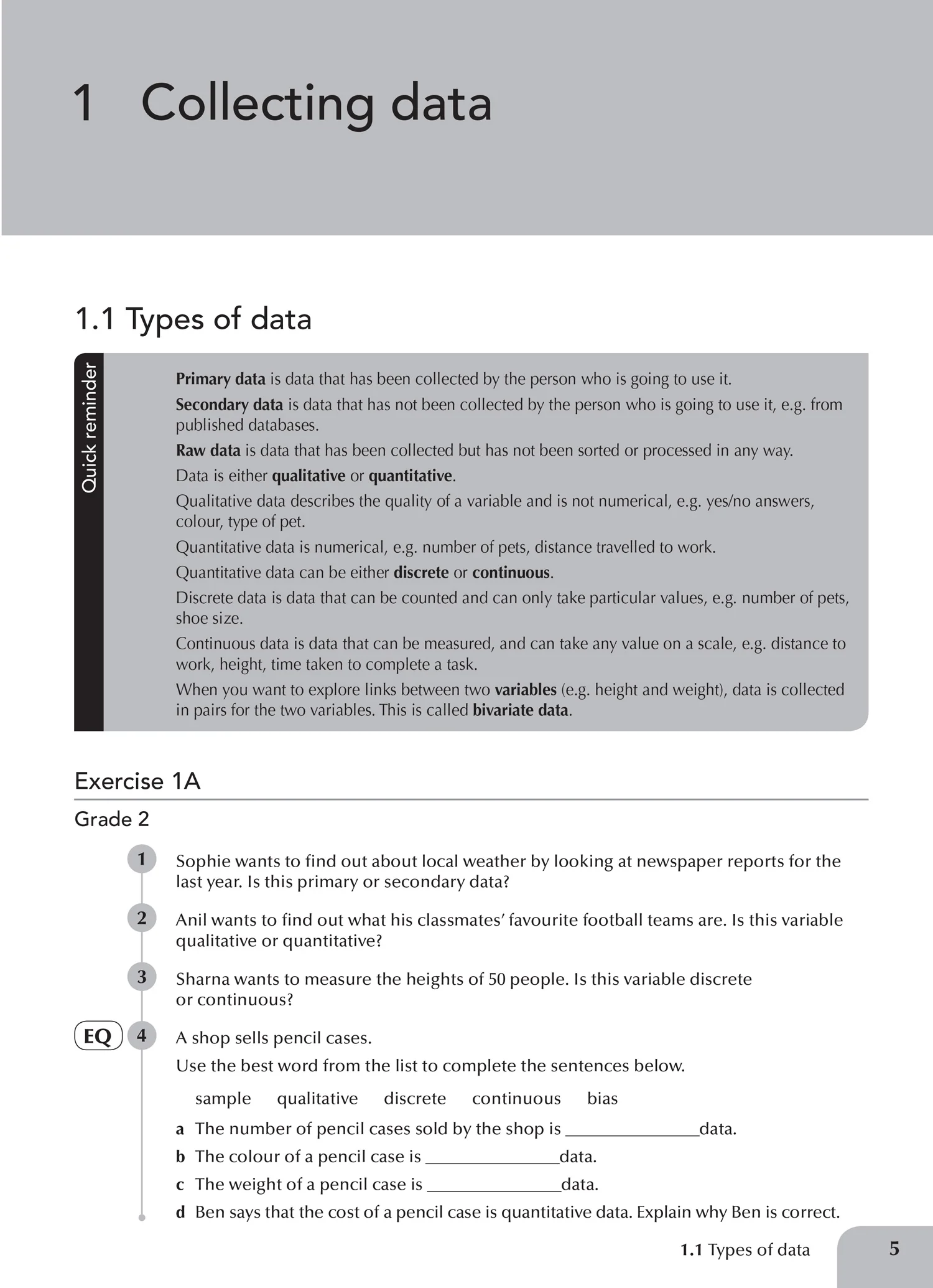 Edexcel GCSE (9-1) Statistics Practice Book: Second edition - Image 3