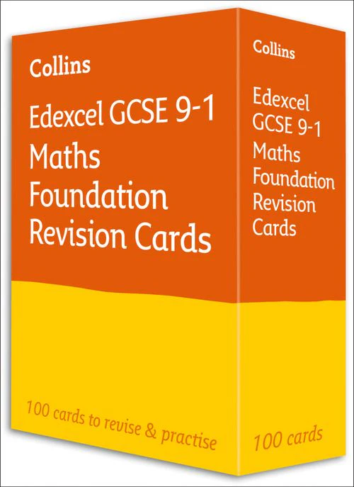 Collins GCSE Grade 9-1 Revision - Edexcel GCSE 9-1 Maths Foundation Revision Cards: Ideal for the 2026 and 2027 exams
