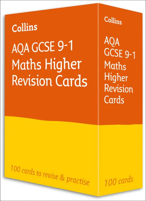 Collins GCSE Grade 9-1 Revision - AQA GCSE 9-1 Maths Higher Revision Cards: Ideal for the 2026 and 2027 exams