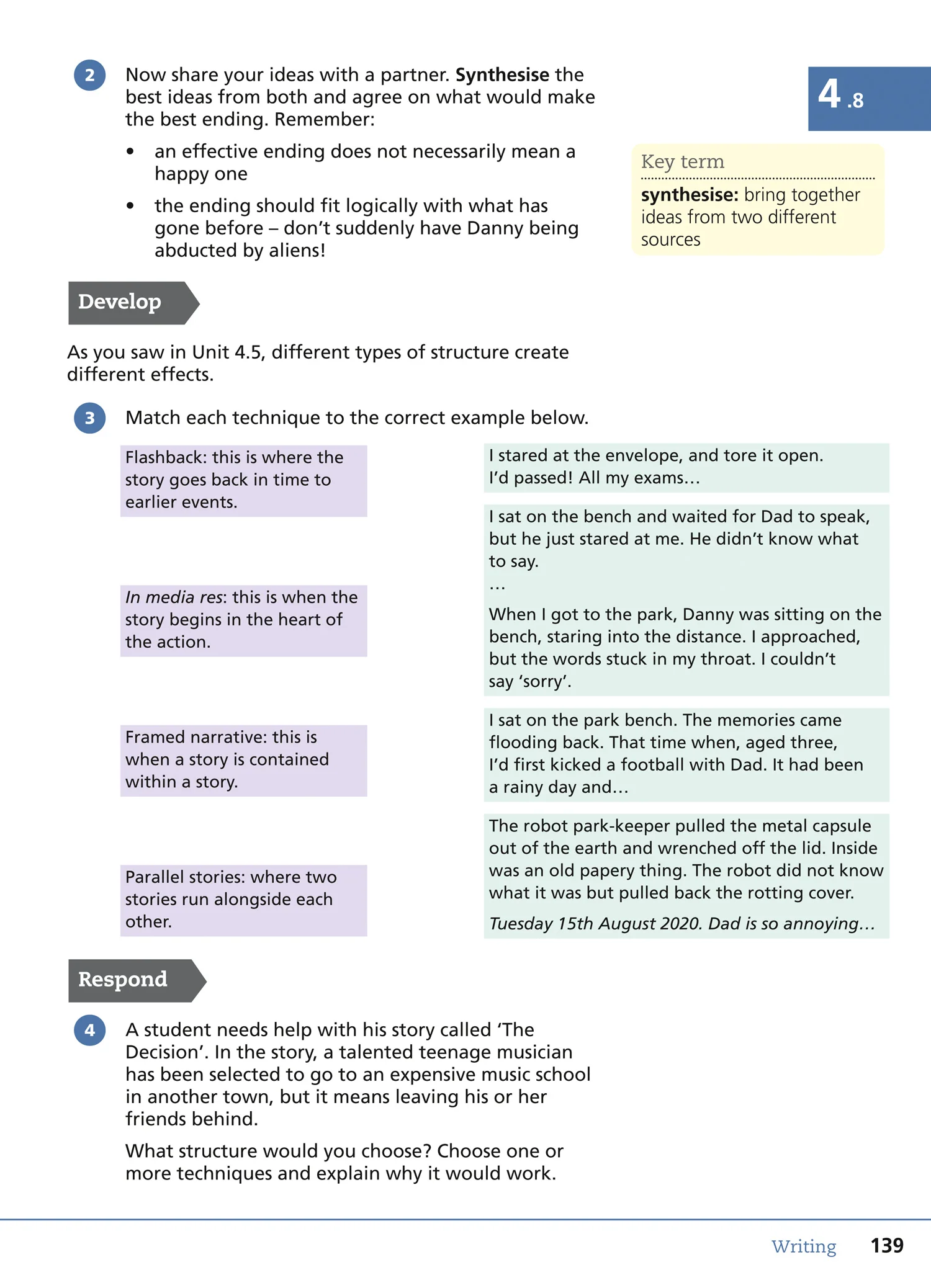 Collins Cambridge Lower Secondary English - Lower Secondary English Student's Book: Stage 8: (Second edition) - Image 3