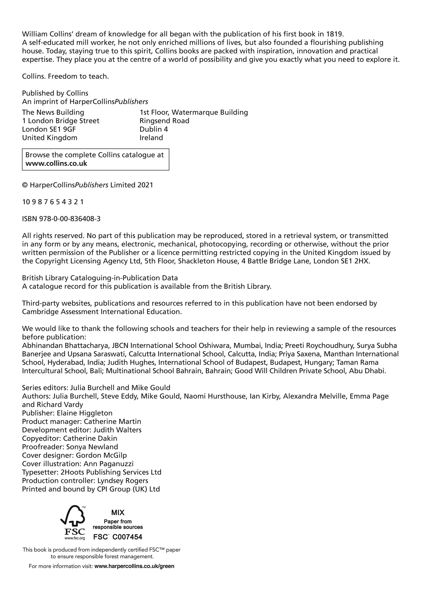 Collins Cambridge Lower Secondary English - Lower Secondary English Student's Book: Stage 9: (Second edition) - Image 3