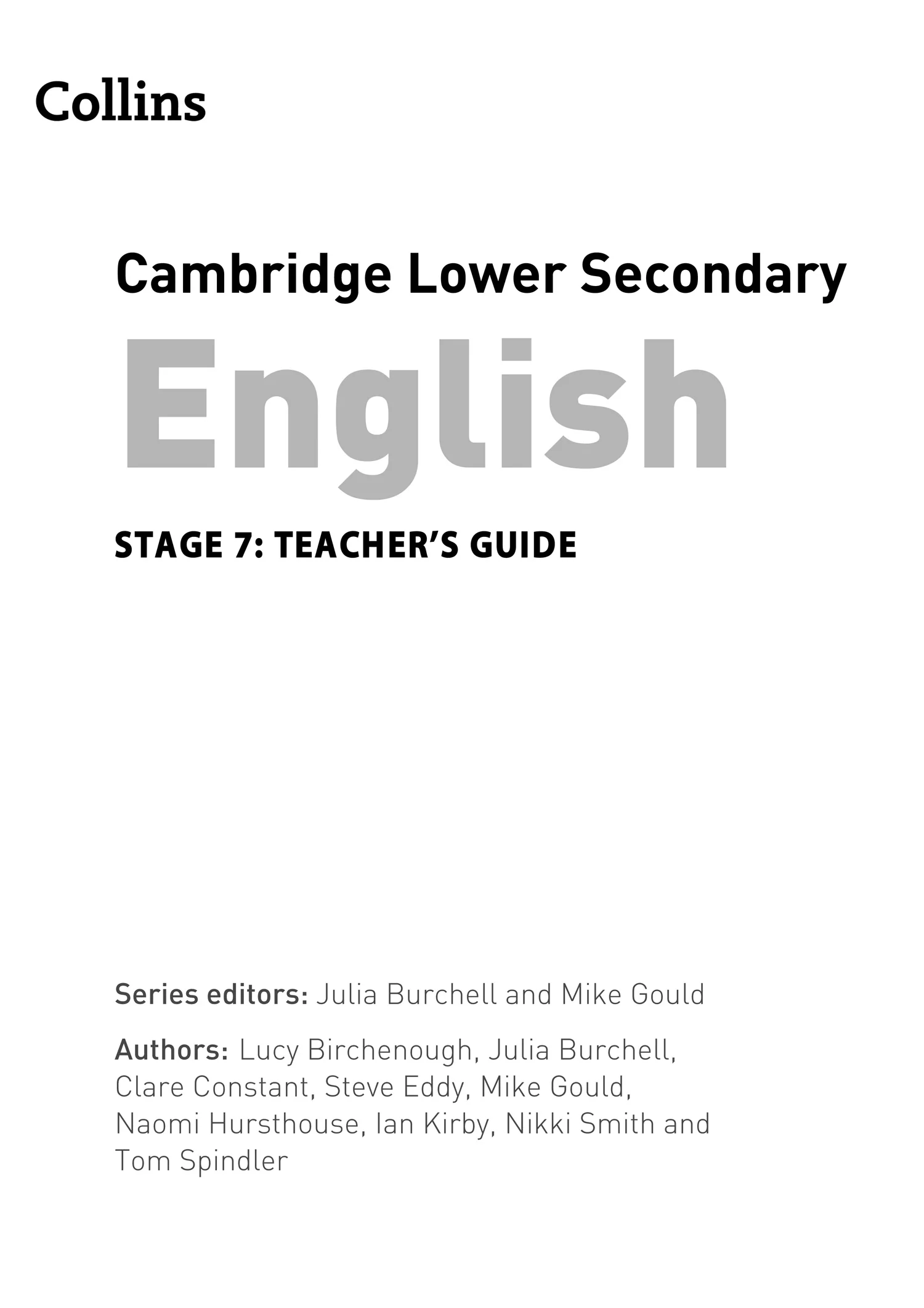 Collins Cambridge Lower Secondary English - Lower Secondary English Teacher's Guide: Stage 7: (Second edition) - Image 2